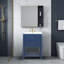 Meuble-lavabo moderne 24 po avec lavabo supérieur-98881735