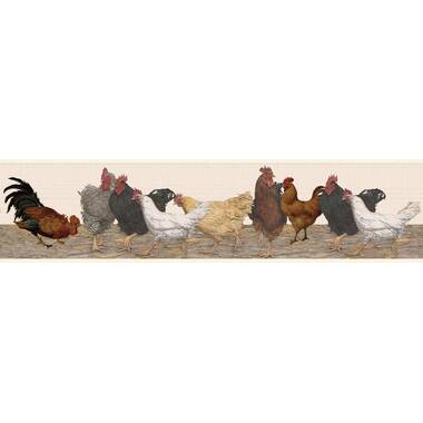Hen And Rooster Fabric, Wallpaper and Home Decor | Spoonflower