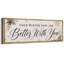 «Cold Winter Days Are Better With You Pine Branches Snowflake Holiday», grande impression encadrée sur toile de la chambre principale-132606418-132606415