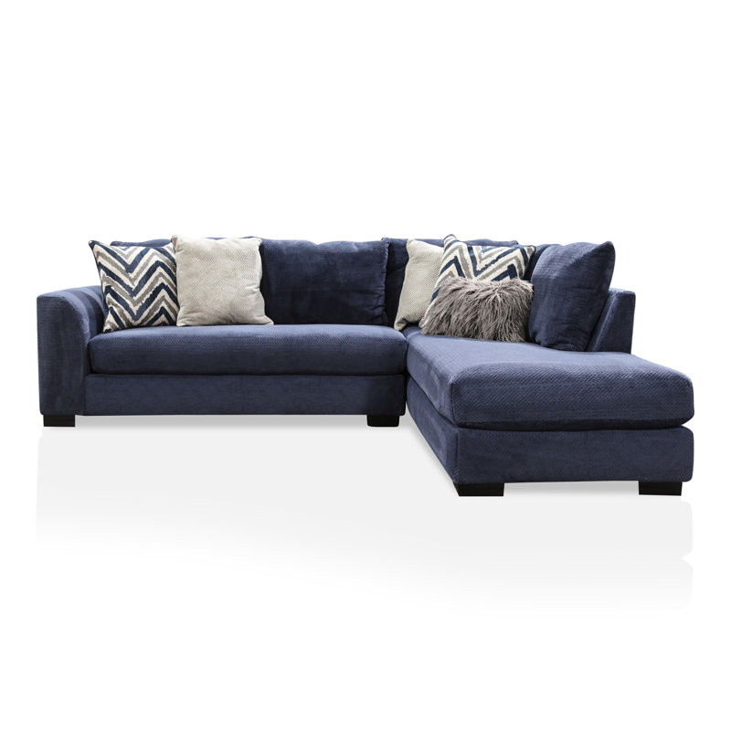 Vivalda Upholstered L-Shaped Sectional Right Hand Facing