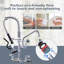 Commercial Kitchen Faucet with Pre-Rinse Sprayer 21 Inch