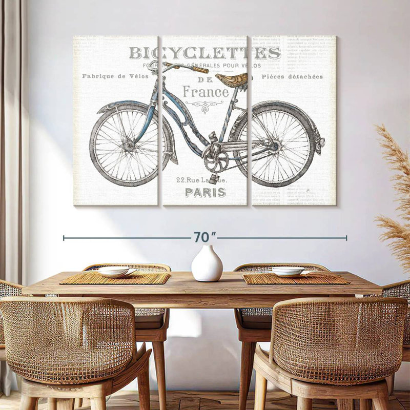 Kema Bicycles II, 28" H x 45" W
