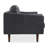 Napa 88.5'' Full-Grain Genuine Italian Leather Sofa-627265900