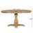Oval Extendable Dining Table With Spacious Surface And Versatile Design, For Entertaining And Family Gatherings.-151669066