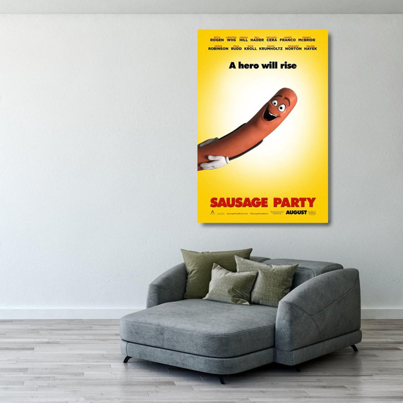 Saucisse, H 40 po x l 27 po