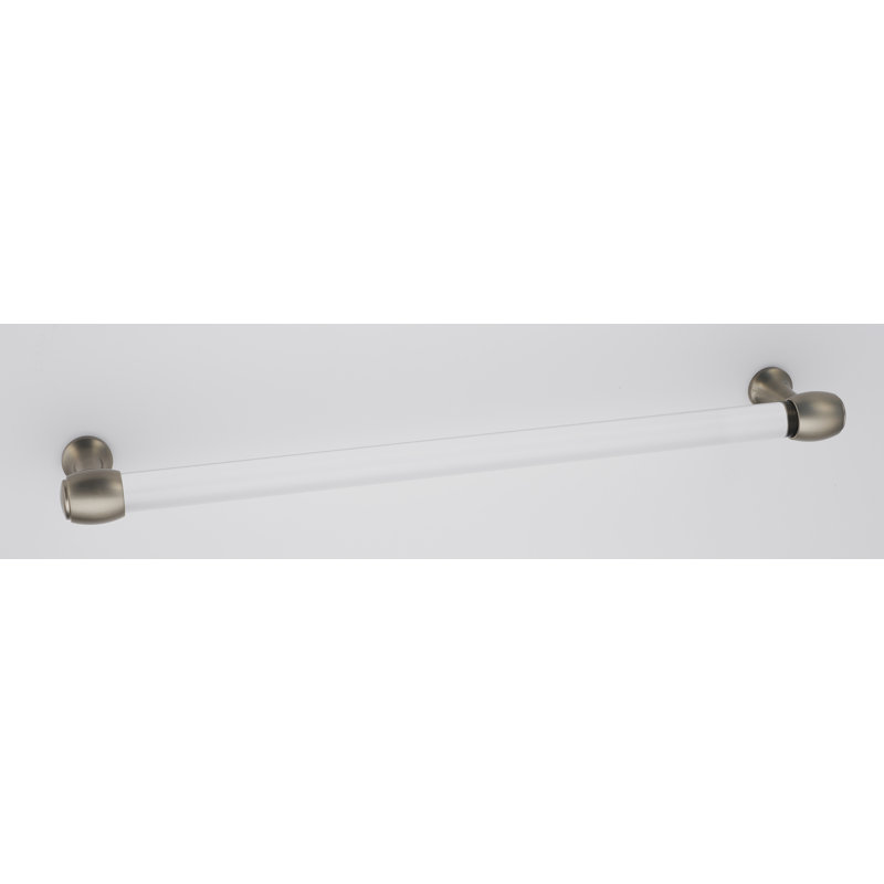 Royale Acrylic Bar / Handle Pull, Satin Nickel, 18"