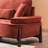 103 Inch Comfortable Deep Seated Sofa With Pillow