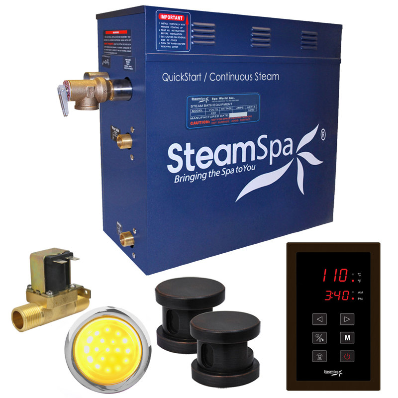 Indulgence 10.5 Steam Generator Package, Oil Rubbed Bronze