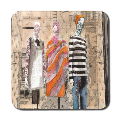 Square 6 Piece Coaster Set