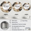 Collage de rivière africain beige et brun - formes uniques abstraites, grand miroir mural rond beige, impression d'art en métal-99620560