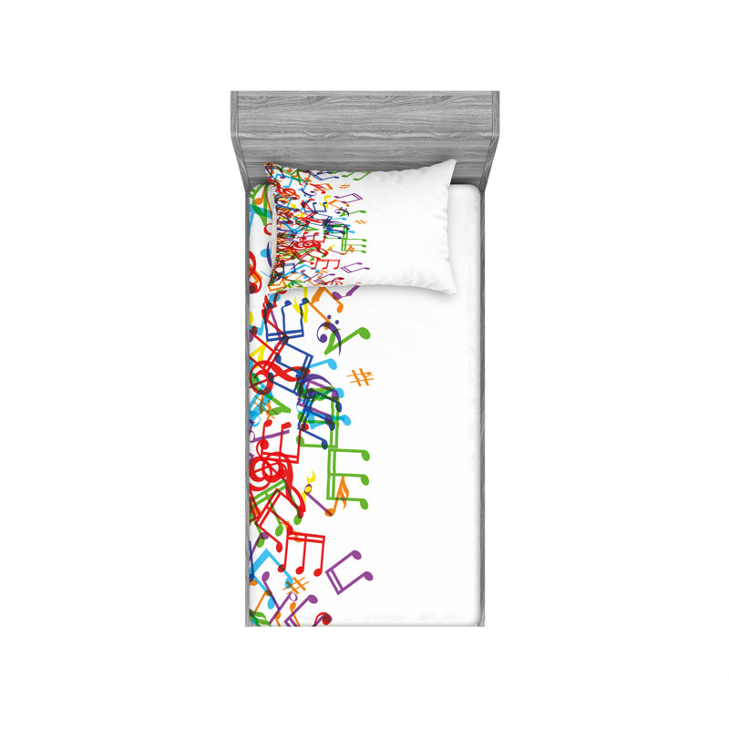 Microfiber Sheet Set, Twin Sheet Set + 1 Pillowcase