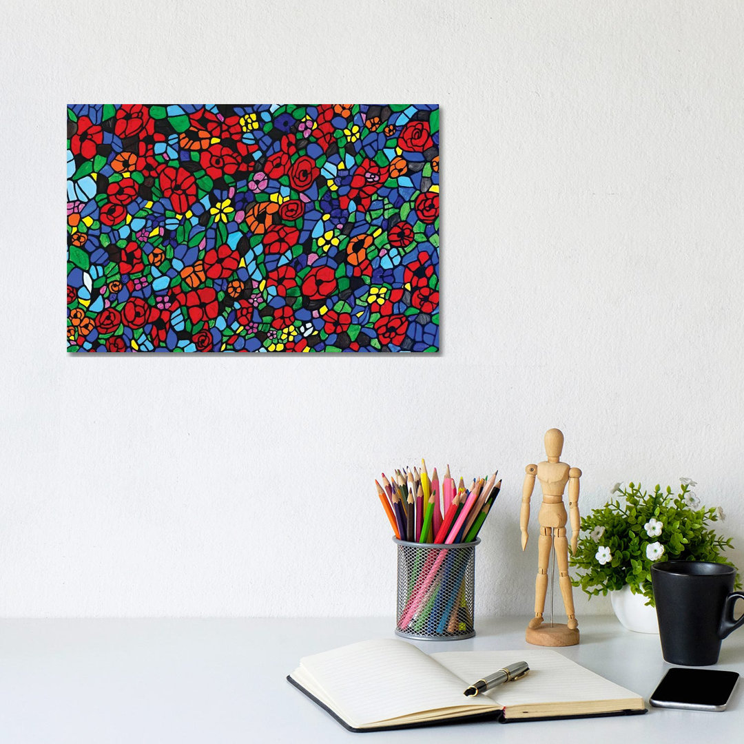 Flower Medley von Rachel Olynuk - Galerie-verpackte Leinwand Giclée auf Leinwand