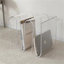Table d'appoint / table basse en acrylique en forme de S - table d'appoint créative minimaliste moderne, tablette de chevet, porte-revues, décoration de luxe de style nordique-50362654