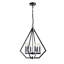 4-Light Modern Eades Diamond Shape Dining Room Pendant Light Fixture For Foyer Kitchen Island Entryway Staircase-489908945