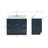 Abell 42.25'' Bathroom Vanity with Carrara Quartz Top-94003716-94003715