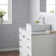 Elavo Ceramic Square Vessel Bathroom Sink with Faucet and Overflow