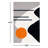 Felipe Handmade Wool Gray/Black Rug-70742677