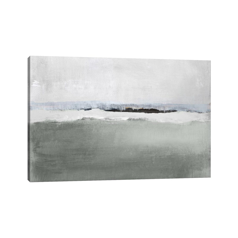 Misty Grey Dreams by Lanie Loreth - Painting on Canvas, Wrapped Canvas, 30.48cm H x 45.72cm W x 1.91cm D