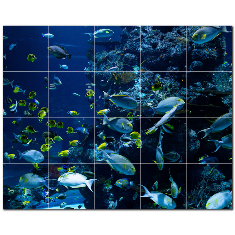 Panneau décoratif en céramique satinée 12 po x 12 po