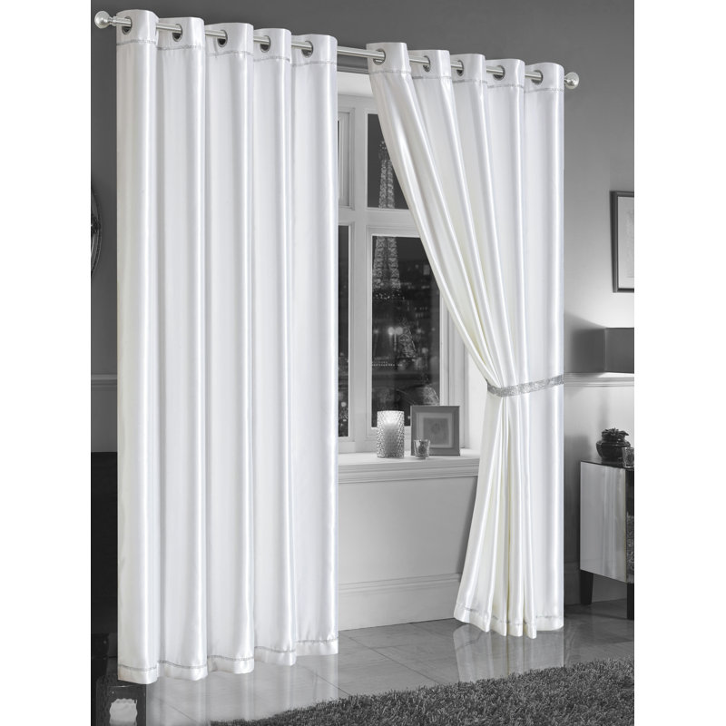 Denizcan Room Darkening Curtain Pair, Width 114 x Drop 182cm