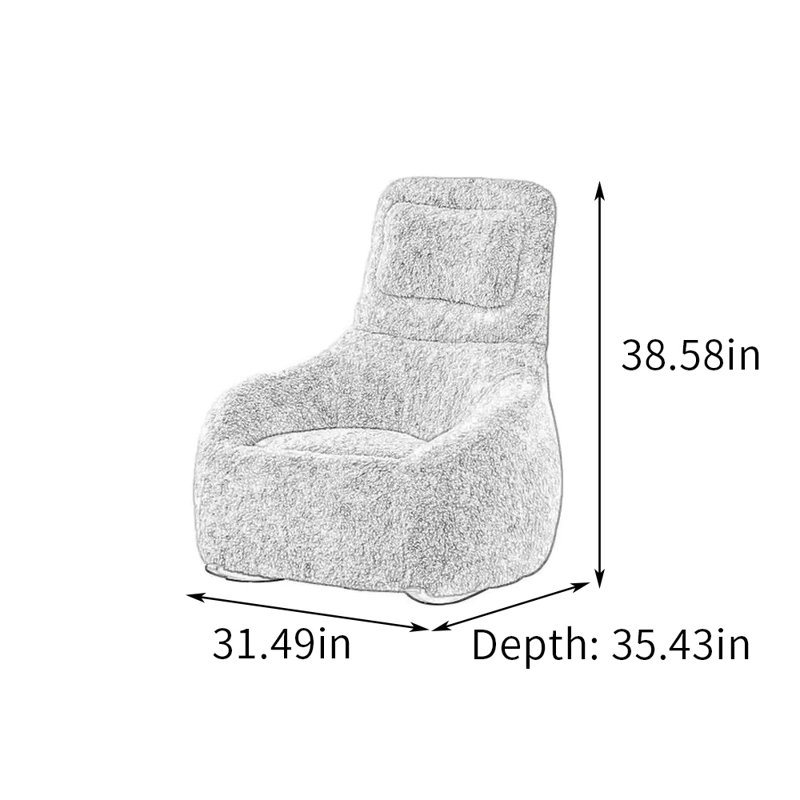 Chaise berçante Modern Creative