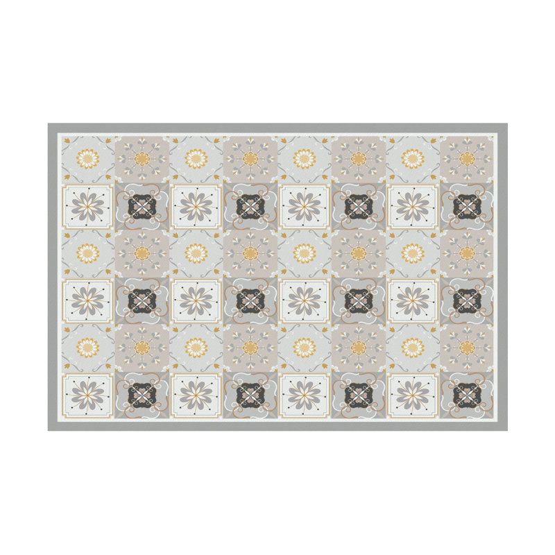 Davanti Vinyl Floor Mat - Tile Collection, Rectangle 2' x 3'