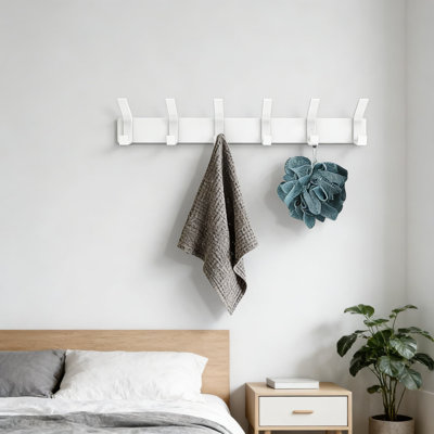 Portemanteau mural à 6 crochets