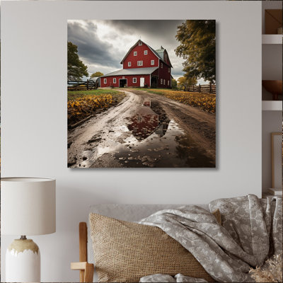 Farm Farmstead Delight Muted II - Countryside Canvas Print