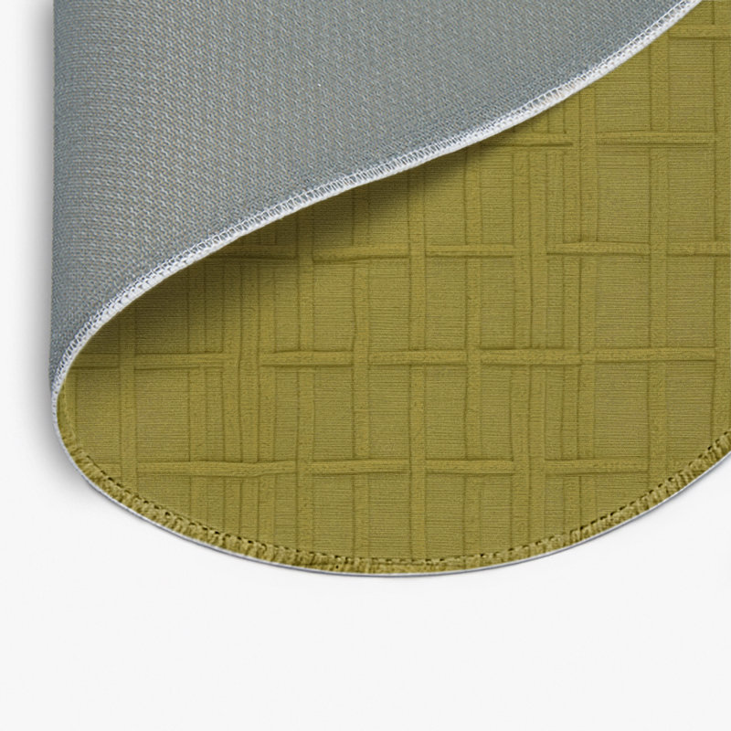 Tapis brun intérieur et extérieur Trellis, Rond 5 pi