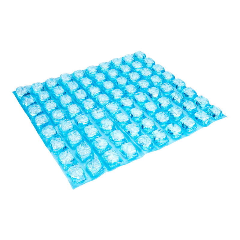 Feuille de sachet de gel en plastique bleu foncé Cater - réutilisable, étanche - 19 po x 15 3/4 po x 3/4 po - 1 boîte