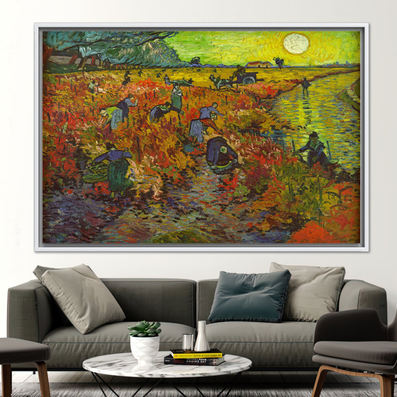 Print on Canvas, 70 cm H x 100 cm W, White Floater Framed