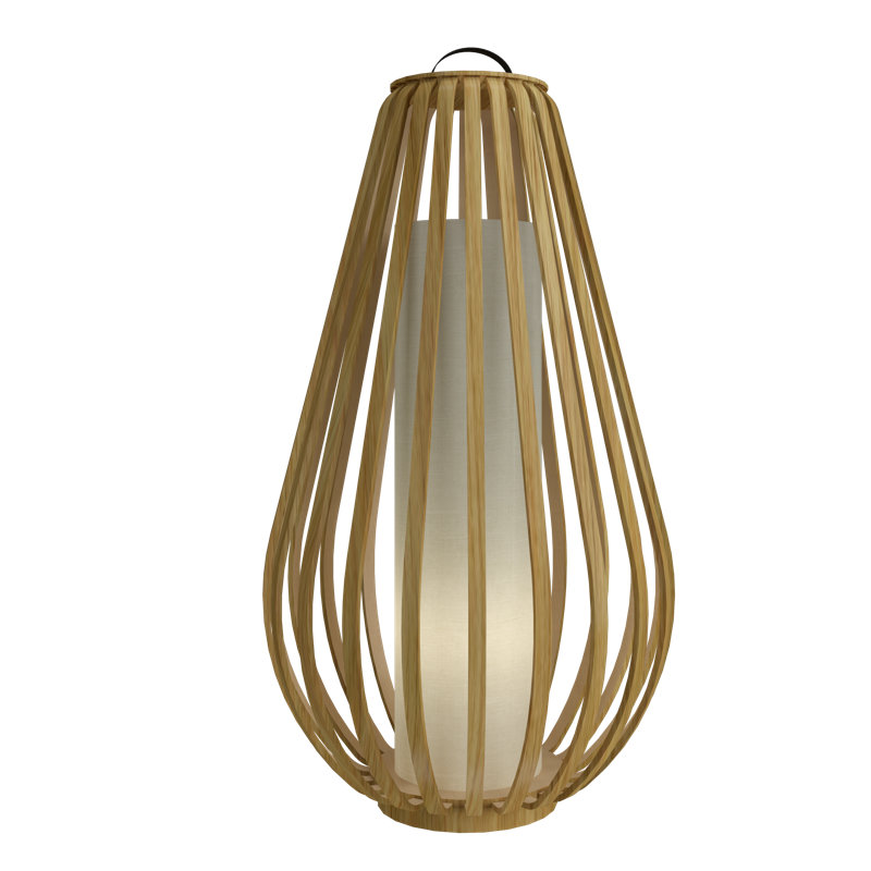 Balloon 28.35'' Novelty Floor Lamp, Louro Freijo