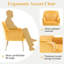Fauteuil d'appoint en velours-1684419732