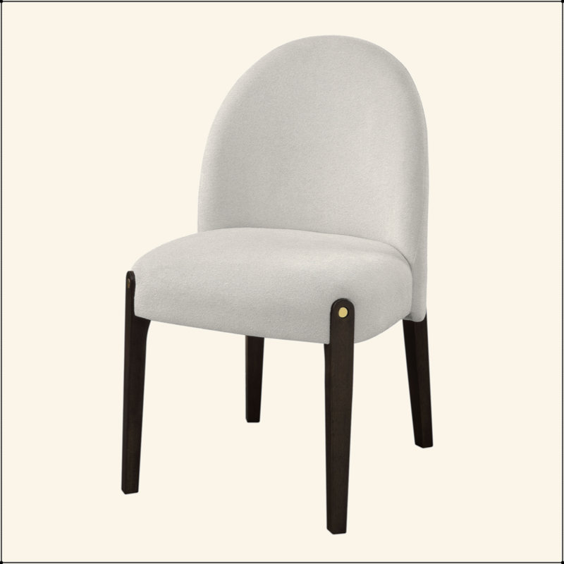 Ensemble de 2 chaises d'appoint Clayten, Beige