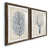 Papier, cadre noyer