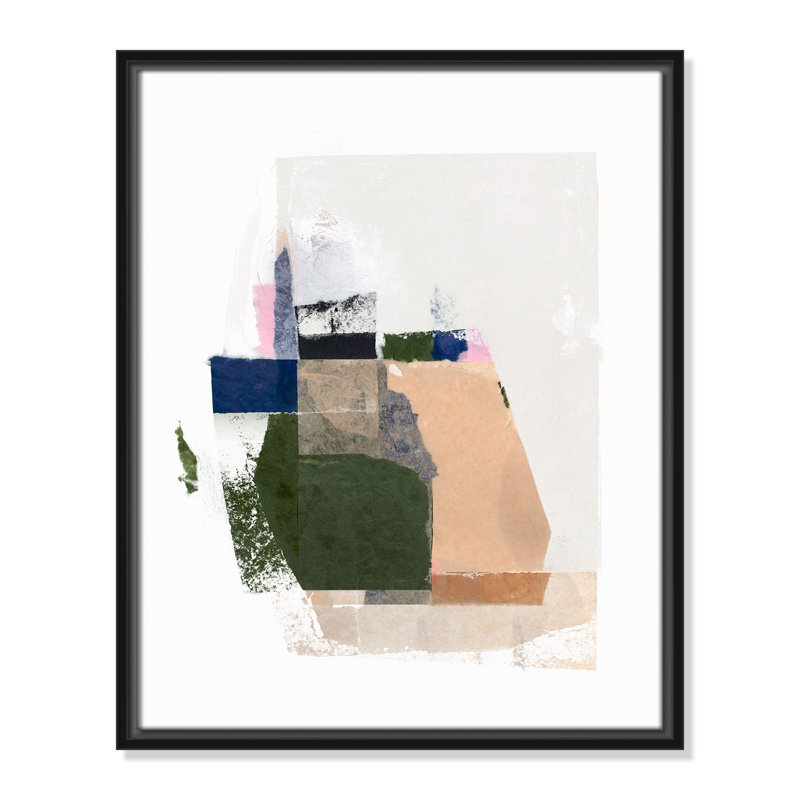 Patchwork Pieces II Print by Casa Fine Arts, Black, 21.5" H x 17.5" W