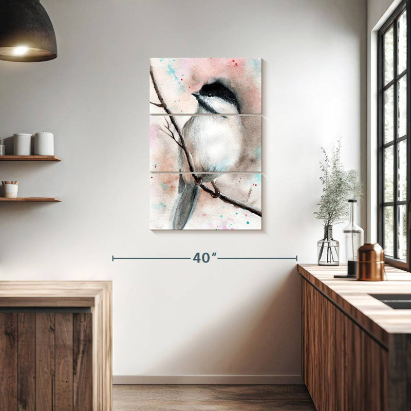 Brampt Chickadee Songbird, 38" H x 24" W