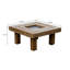 Foyer de table d'extérieur 35,43 po