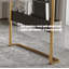 Bureau de table en pierre frittée Light Luxury-1840220217