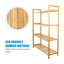 25cm W Bamboo / Rattan Shelving Unit