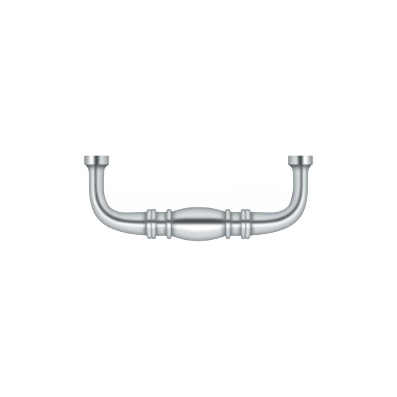 Colonial Bar / Handle Pull, Polished Chrome