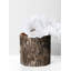 Vase de table en bois brun Burbage