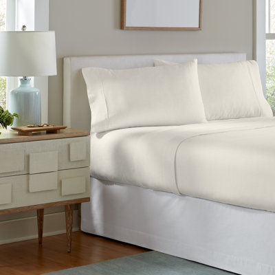 Flannel Solid Colour Sheet Set