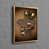 Gold Floater Framed