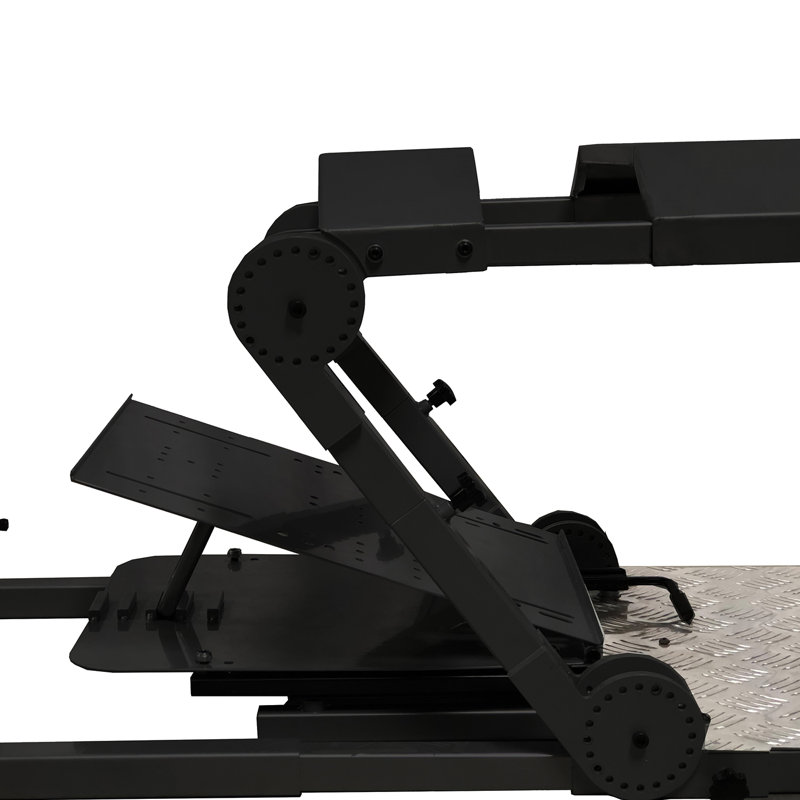 GTR Simulator Adjustable Reclining PC & Racing Game Chair with Footrest, Black