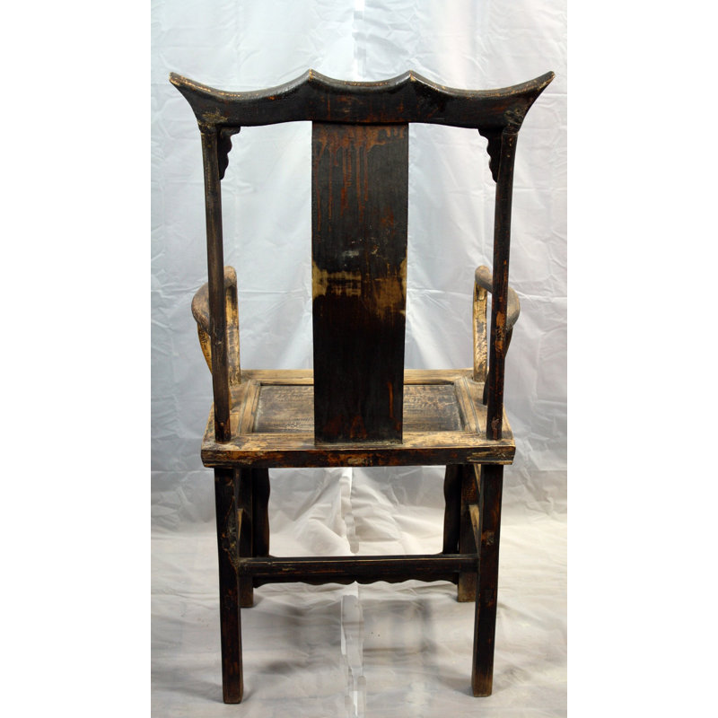 Yoke Solid Wood Arm Chair