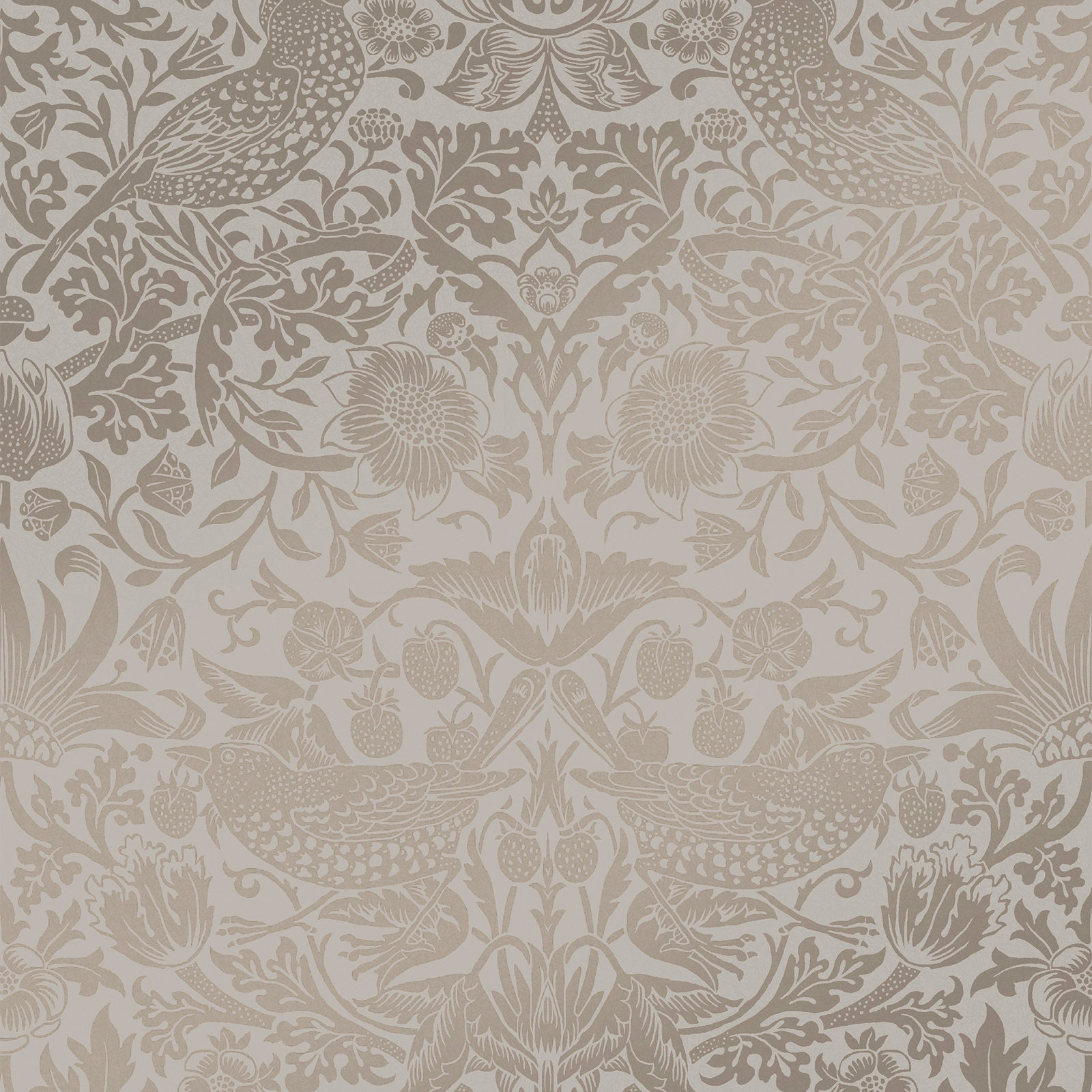 Floral Wallpaper, Fibrous Neutral
