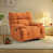 Orange Suede Fabric