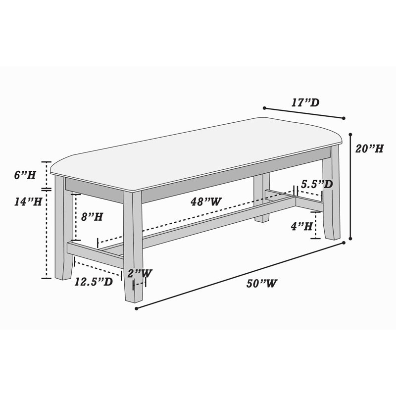 Nonie 6 - Person Four Leg Dining Set
