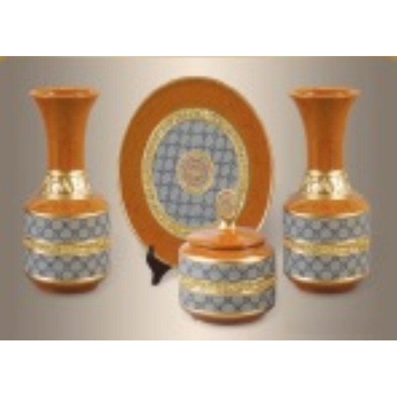 Vase de table en céramique Irmgard, H 10 po x l 5 po x P 5 po